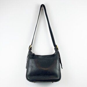 Coach USA Legacy Black Leather Crossbody Shoulder Bag 9966
